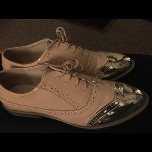 ASOS Tan and Gold Oxford